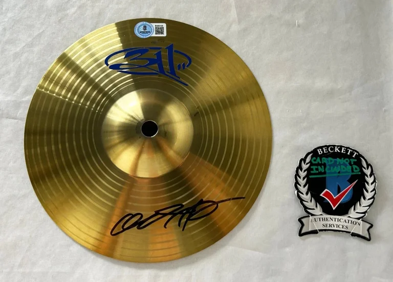 Chad Sexton Signed Cymbal 311 Band Beckett BAS 1 COA
