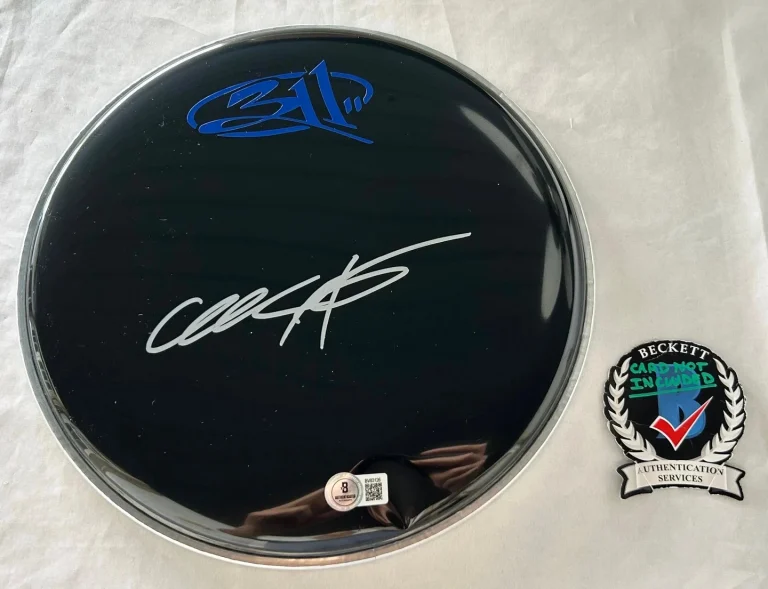 Chad Sexton Signed Drumhead 311 Band Beckett BAS 1 COA