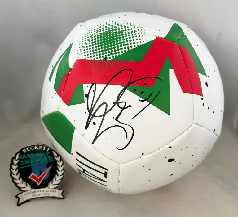 Marco Materazzi Signed Soccer Ball Italy 2006 World Cup Beckett BAS 1 COA