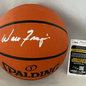 Walt Frazier Signed Basketball New York Knicks JSA COA