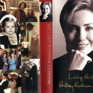 Hillary Clinton Senator President Autographed Living History HC Book Full Name