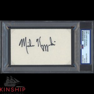 Mike Krzyzewski signed Cut PSA DNA Slab Duke Basketball Coach HOF Auto C5555