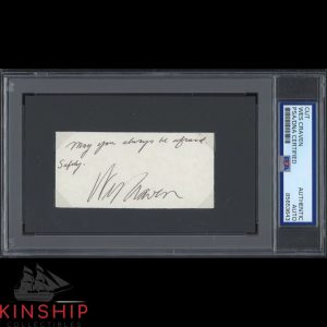 Wes Craven signed Cut PSA DNA Slabbed Inscribed Auto Scream Rare C5550