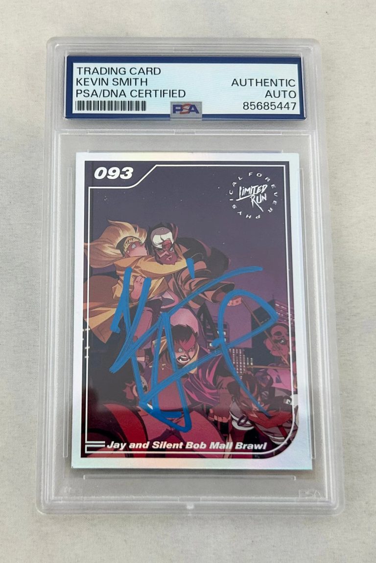 Kevin Smith Signed Card Jay And Silent Bob #093 Limited Run PSA/DNA 1 COA