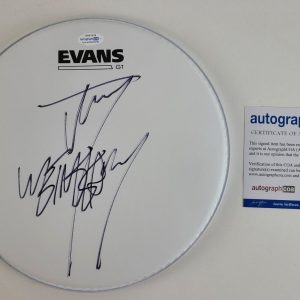 Slipknot Jay Weinberg Signed Evans Drumhead ACOA