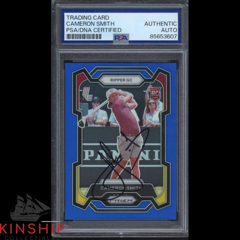 Cameron Smith signed 2024 Panini Card PSA DNA Slab Golf Auto LIV Cam C5524