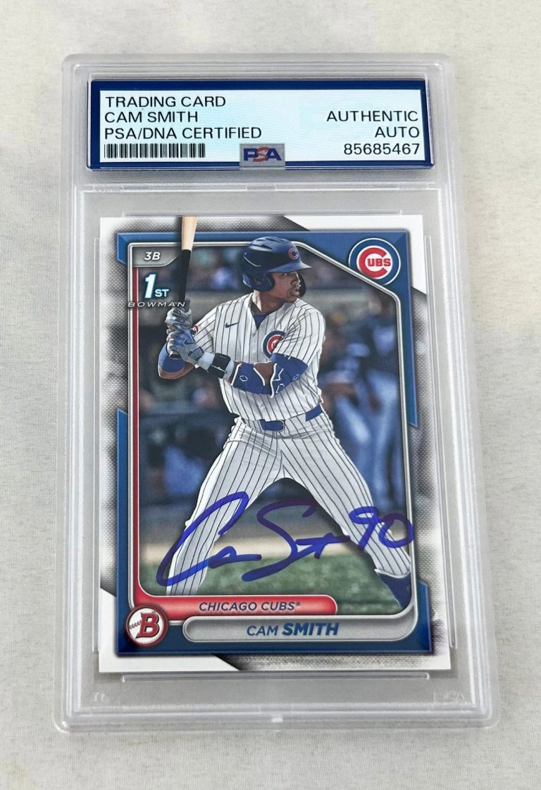 Cam Smith Signed Rookie Card 2024 Bowman 1st #BD-67 PSA/DNA COA