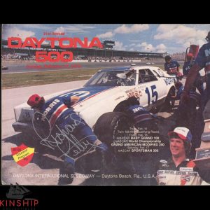 Richard Petty signed 1979 Daytona 500 Program JSA COA NASCAR Auto Winner E313
