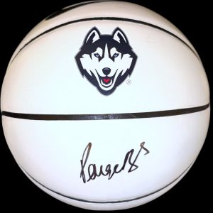 PAIGE BUECKERS SIGNED AUTOGRAPHED UCONN HUSKIES NIKE LOGO BASKETBALL JSA