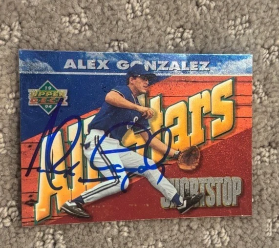 1994 Upper Deck Minor League #97 Alex Gonzalez signed autographed card Blue Jays