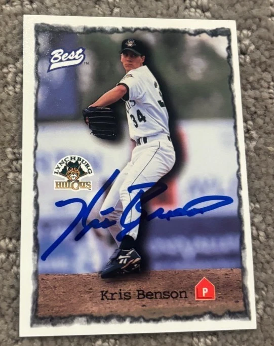 1997 Best #5 Kris Benson signed autographed card Pittsburgh Pirates