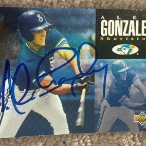 1994 Upper Deck Minors #150 Alex Gonzalez signed autographed card Blue Jays