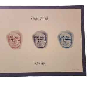 Eagles Glenn Frey Signed Autographed Strange Weather 25x20 Poster