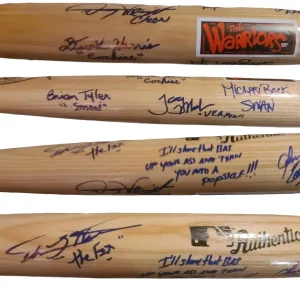 Warriors Cast Signed X7 Baseball Bat James Remar +6 Exact Photo Proof