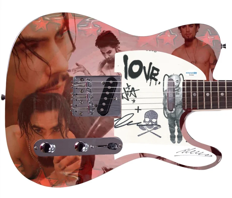 Dave Navarro Jane's Addiction Autographed Sonic Reverie Custom Graphics Guitar A