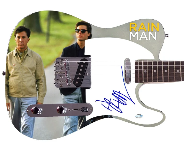 Dustin Hoffman Signed Rain Man Photo Poster Graphics Guitar