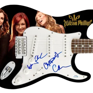 Wilson Phillips Signed Autographed Photo Graphics Guitar ACOA