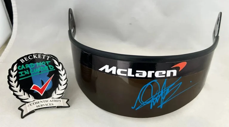 Mika Hakkinen Signed Full Size Helmet Visor 1:1 McLaren Formula 1 F1 Beckett ...