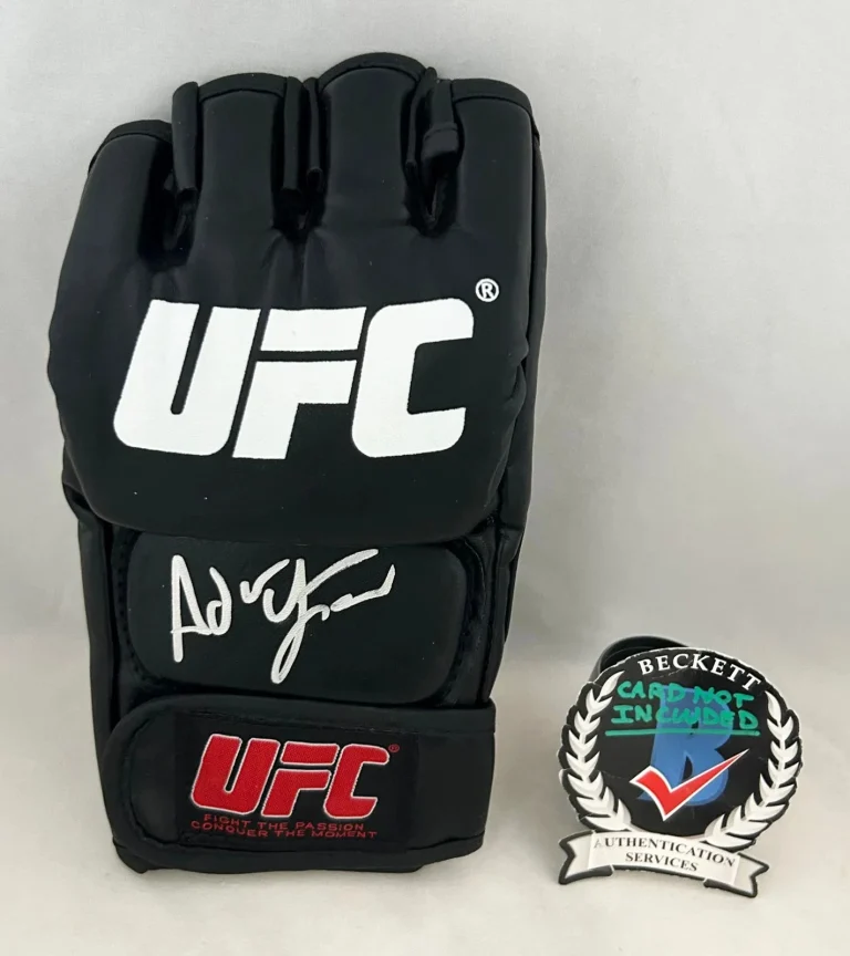 Adrian Yanez Signed UFC Glove MMA Beckett BAS COA