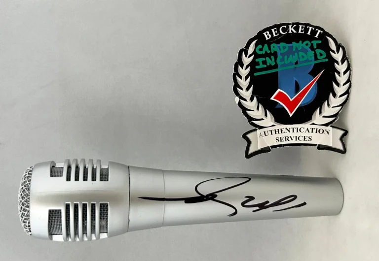 Trey Songz Signed Microphone Beckett BAS 1 COA