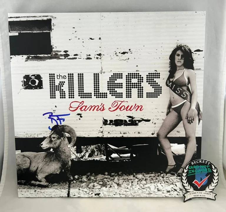 Brandon Flowers Signed Vinyl LP Album Sam's Town Beckett BAS COA