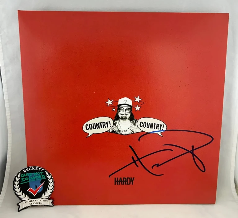 Hardy Signed Vinyl LP Album Country Country Beckett BAS COA