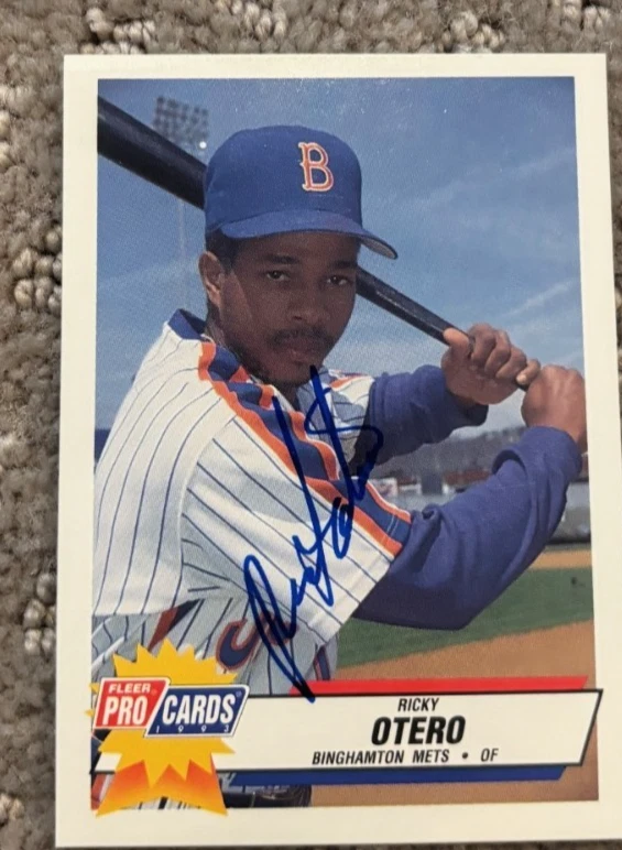 1993 Fleer ProCards Minor League Ricky Otero signed autographed card #2347