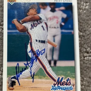 1992 Upper Deck Minor League #236 Ricky Otero signed autographed card NY METS