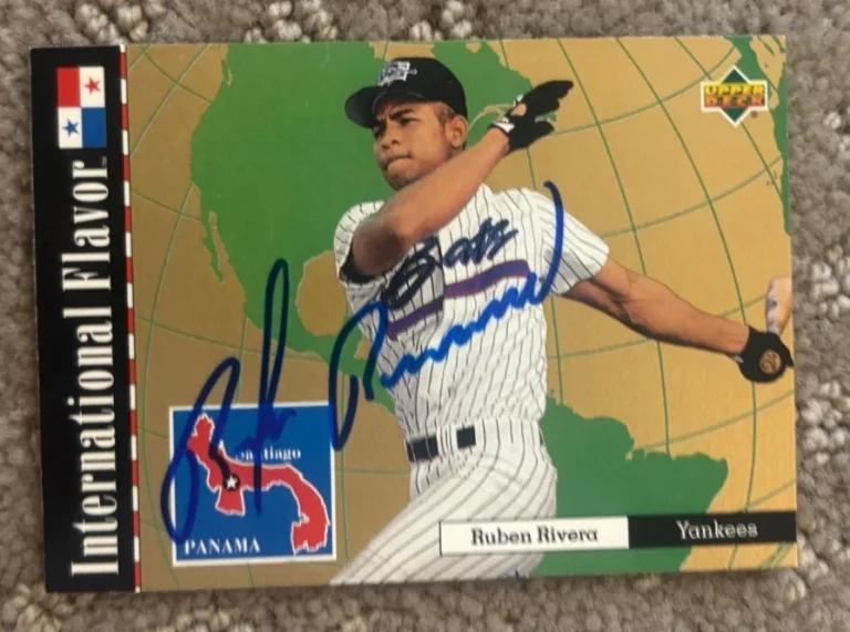 1995 Upper Deck Minor League #112 Ruben Rivera signed autographed card