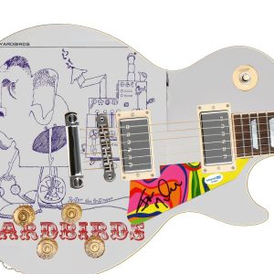 Yardbirds Jim McCarty Autographed Roger The Engineer LP Cd Graphics Guitar ACOA