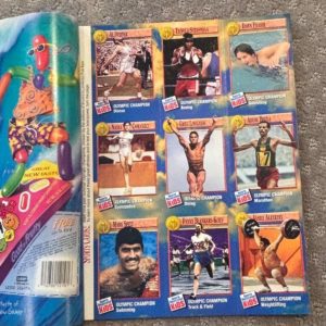 Sports Illustrated For Kids Magazine Janet Evans Matt Biondi Mark Spitz Cards