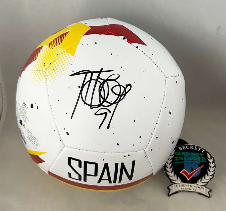 Fernando Llorente Signed Soccer Ball Spain 2010 World Cup Beckett BAS 2 COA