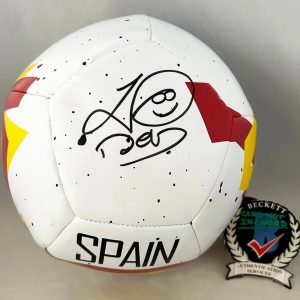 Xabi Prieto Signed Soccer Ball Spain Beckett BAS COA
