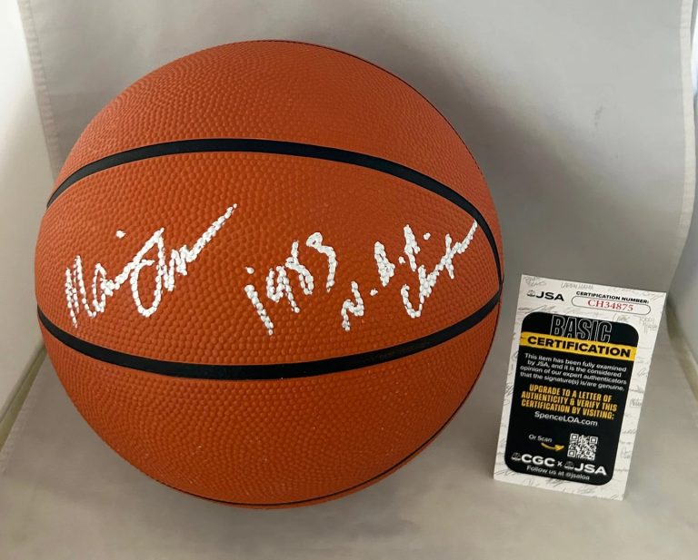 Maurice Cheeks Signed Basketball Philadelphia 76ers JSA COA