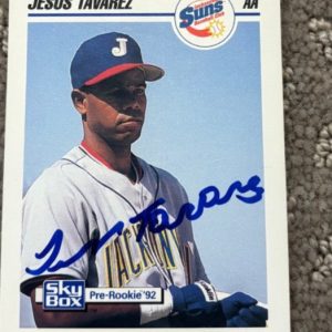 1992 Skybox AA Jacksonville Suns #368 Jesus Tavarez signed autographed card