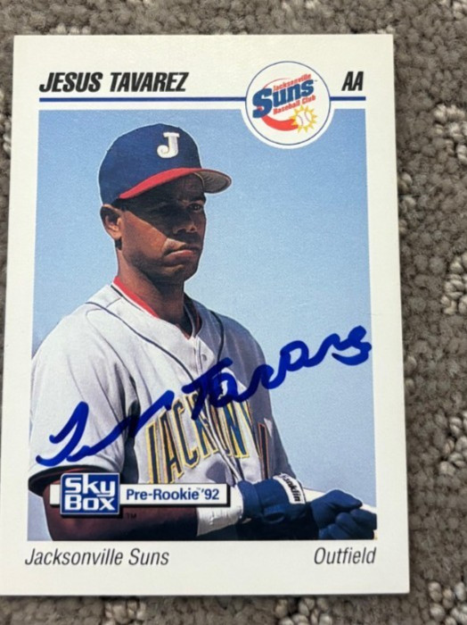 1992 Skybox AA Jacksonville Suns #368 Jesus Tavarez signed autographed card
