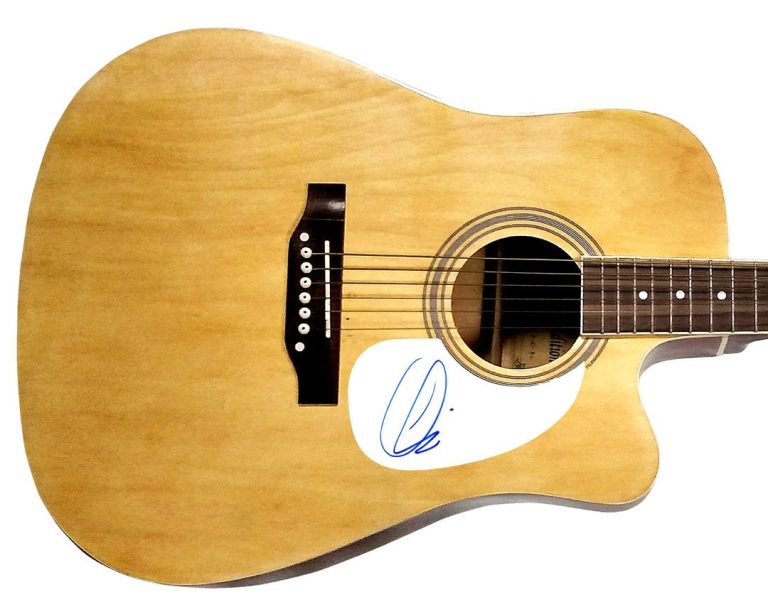 Maroon 5 Adam Levine Signed Autographed Acoustic Guitar