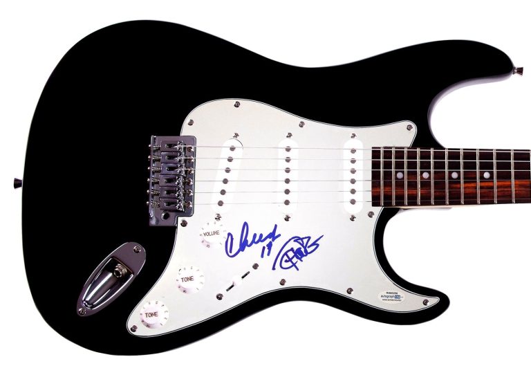 Cheech & Chong Autographed X2 Guitar Cheech Marin Tommmy Chong ACOA