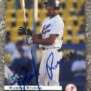 1994 Classic Ruben Rivera signed autographed card Greensboro Bats #73 Yankees