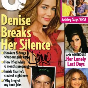 Denise Richards Signed Us Weekly Magazine