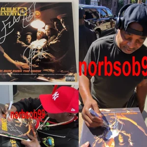 PUBLIC ENEMY SIGNED YO! BUM RUSH THE SHOW VINYL ALBUM w/EXACT PROOF BECKETT COA