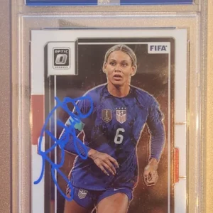 Trinity Rodman Signed 2022-23 Panini Donruss Optic Card w PSA/DNA COA Slab 2