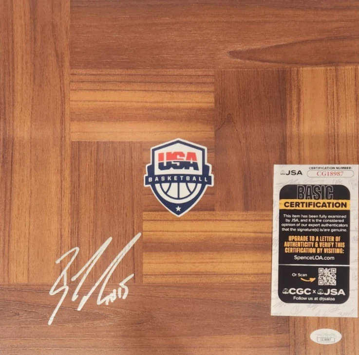 Brittney Griner Signed Floorboard w/ JSA COA #CG18987 Team USA Las Vegas Aces