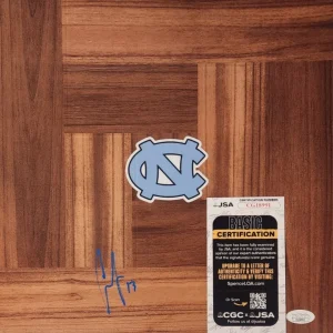 Cameron Johnson Signed Floorboard JSA COA #CG18991 UNC North Carolina Tar Heels