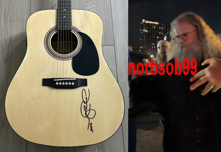 JAMEY JOHNSON SIGNED AUTOGRAPH ACOUSTIC GUITAR w/EXACT VIDEO PROOF & BECKETT COA