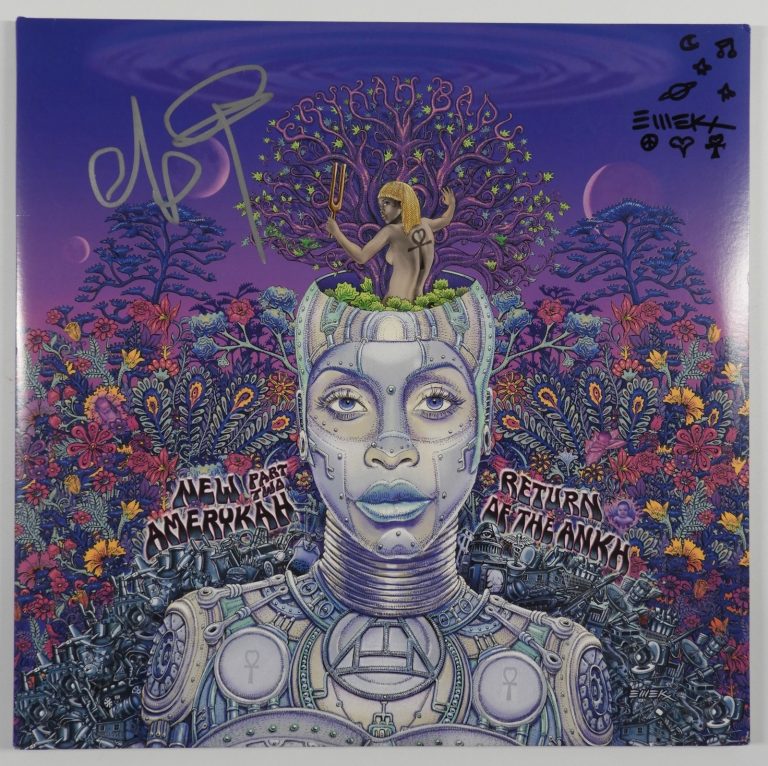Erykah Badu JSA Autograph Signed Album Vinyl Record New Amerykah Part Two