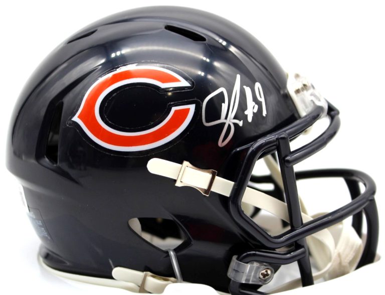 Jaquan Brisker Signed Chicago Bears Mini Football Helmet w/Beckett COA BV13327