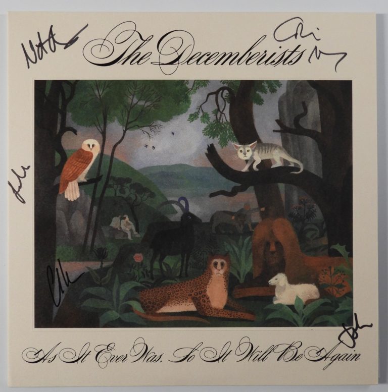 The Decemberists Signed Autograph JSA Album Record Vinyl As It Ever Was