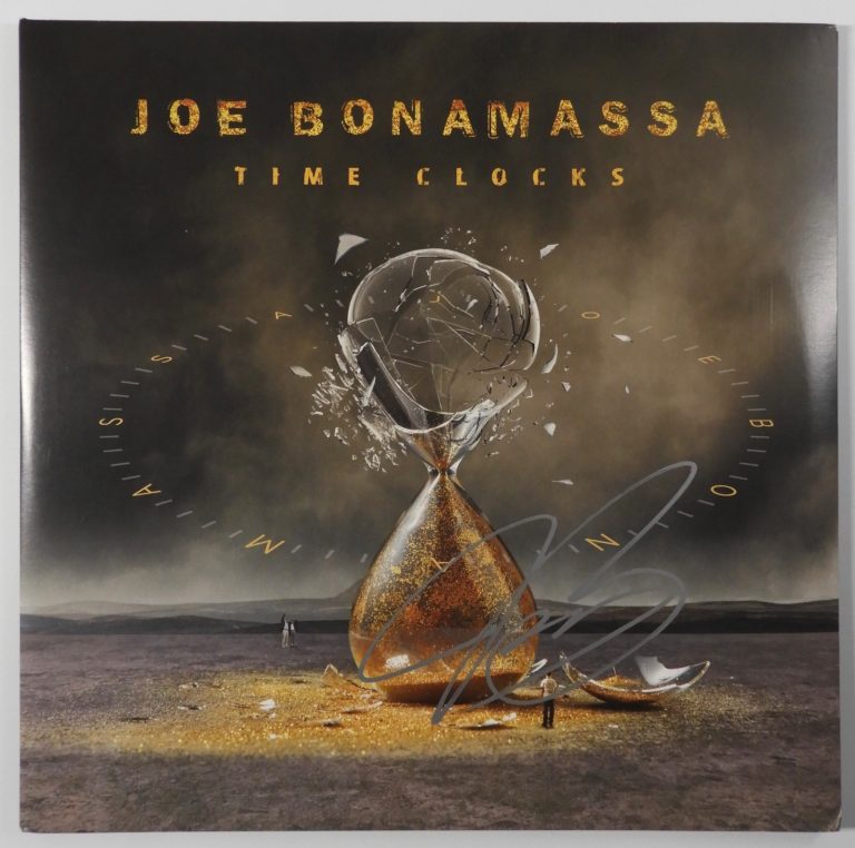 Joe Bonamassa JSA Signed Autograph Record Album Vinyl Time Clocks