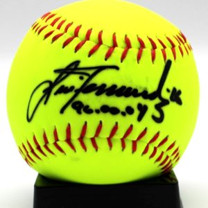 Lisa Fernandez Signed UCLA USA Gold Medal Softball w/Beckett BAS COA BV13374
